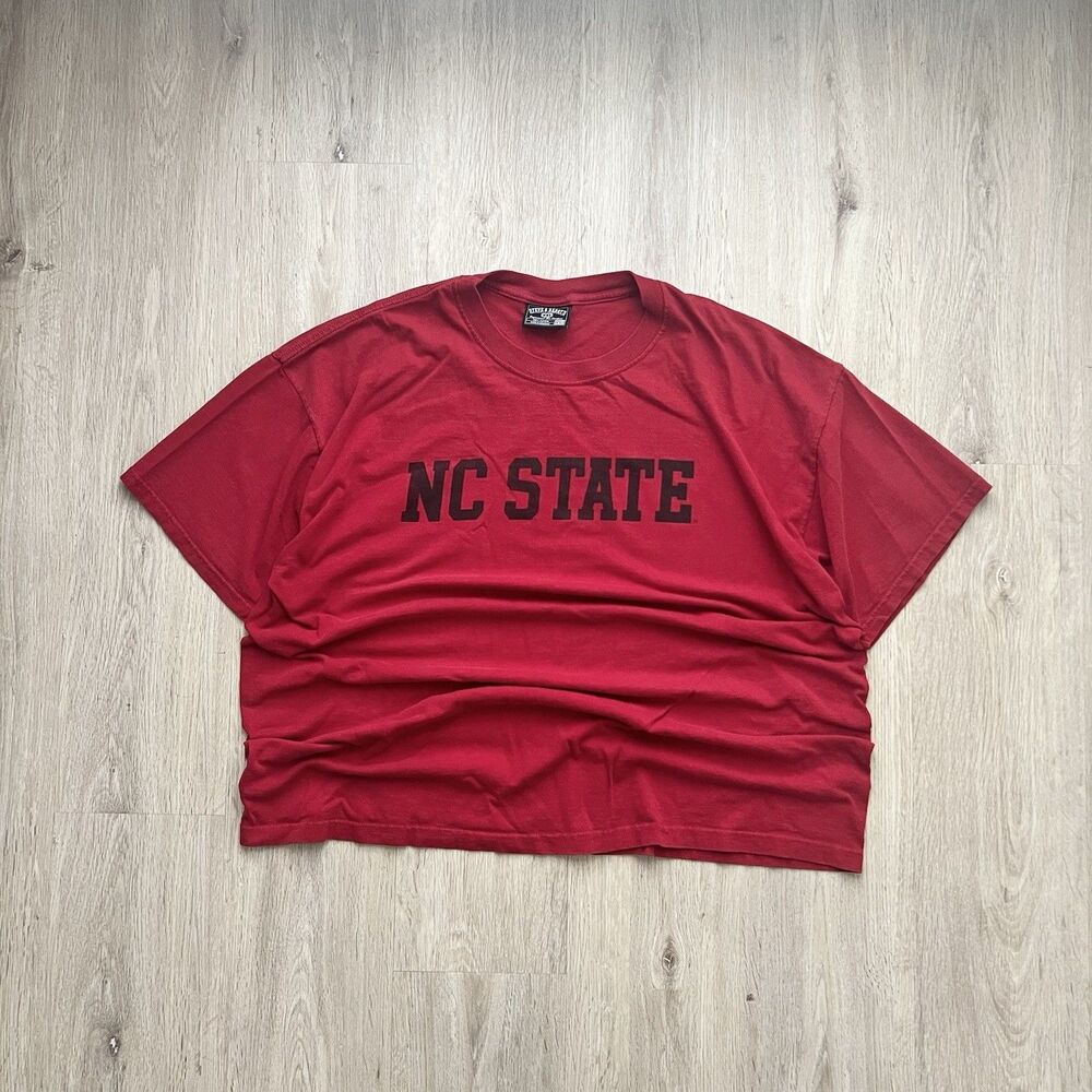 Vintage NC State Wolfpack Shirt Mens XXL Steve & Barrys Long Sleeve Logo Y2K